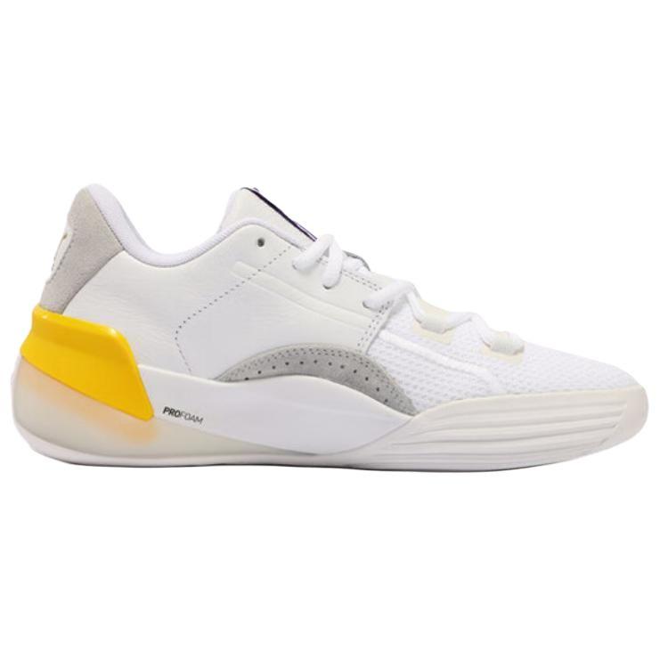 Puma Clyde Hardwood Comfortable Soft Durable Breathable Low-Top Basketball Shoes Unisex Sneaker White 193663-09