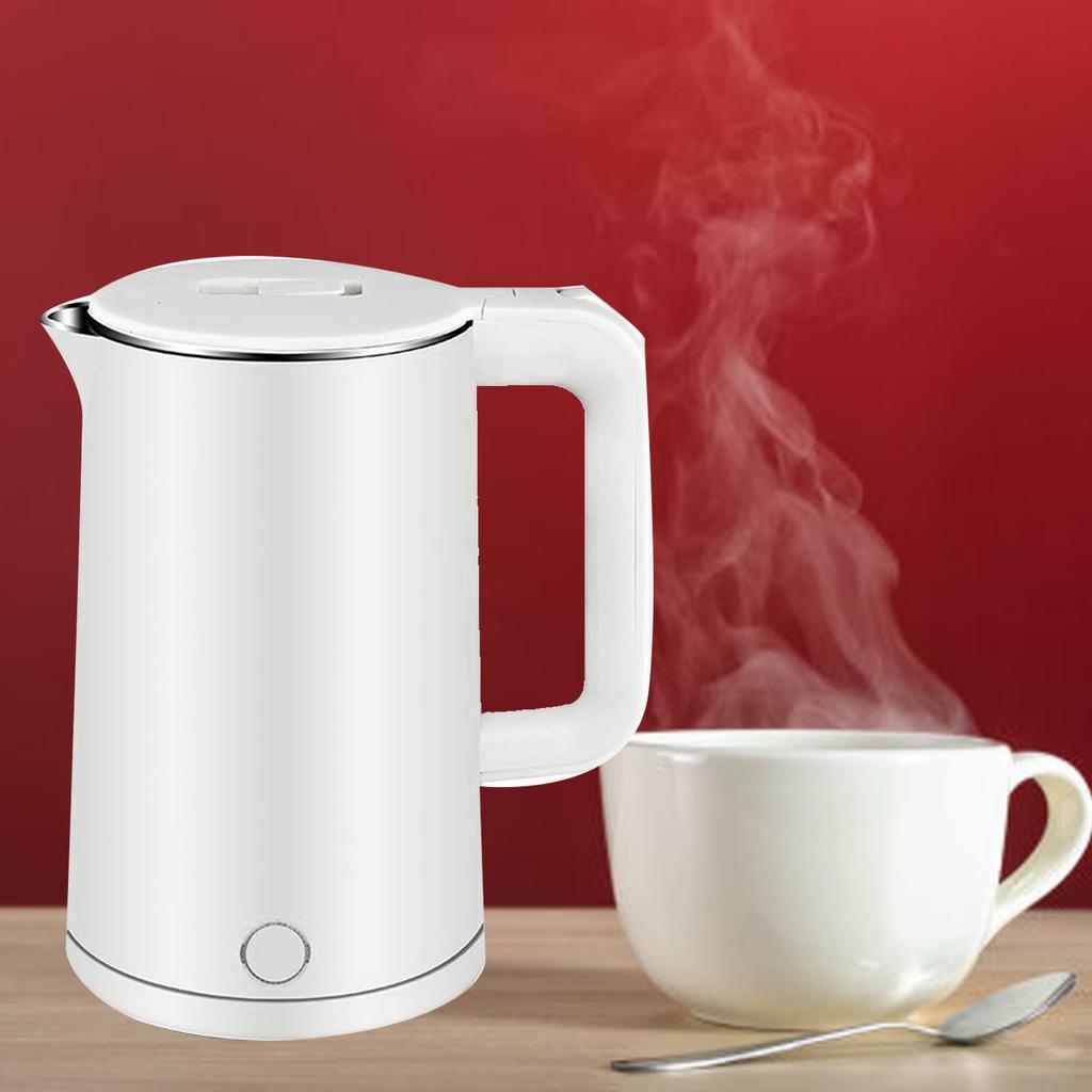Elektrischer Wasserkocher 2,3L Edelstahl Automatische Abschaltung Heißwasserkocher für Tee Kaffee