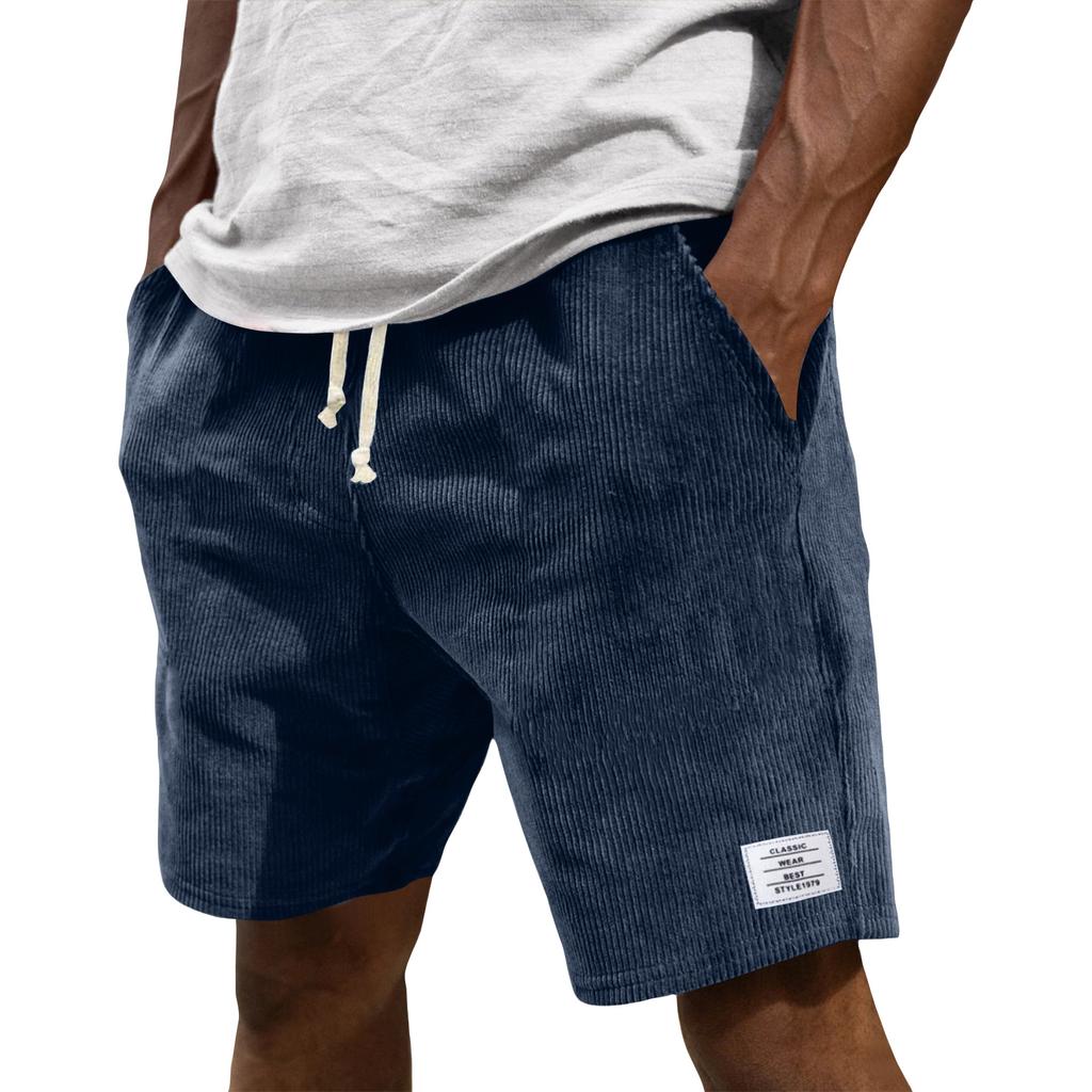 Men's Summer Casual Shorts Men's Fashion Sports Textured Shorts