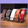 Classic Genuine Leather Belt For Women With Slim Fine Textured Design For Casual And Vintage Style