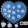 Silicone Flower Nail Art Mold Embossed Jewelry Mould Handmade Crafts Making Mold