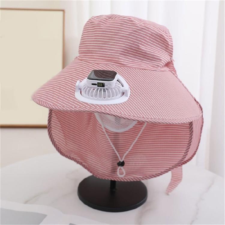 USB Chargeable Fan Hat With Cooling Fan And Adjustable Wind Speed Neckflap Fishing Hat For Women Men Outdoor Use