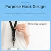 Braided Lanyard Cellphone Lanyard Strap with Tether Tabs Double Opening Buckle for Phone Neck Strap for Men and Women