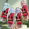 1PC Melting Ice Cream Monster 750ml Color Plastic Sports Water Bottle Leakproof Flip Straw Lid Suitable for Sports Office Home Use