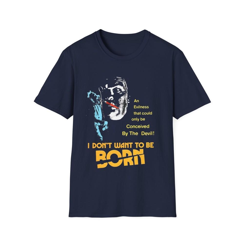 

I don t want to be born 1975 joan collins horror cult classic movie dark tshirt 4XL