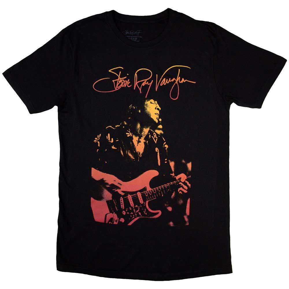 

Stevie Ray Vaughan Signature T-Shirt Black New Unisex T-Shirt XXXXL