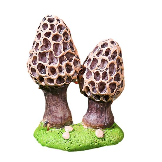 Mushroom Ornament Miniature Synthetic Resin Micro Landscape Decoration Forest Style Fairy Garden Accessories