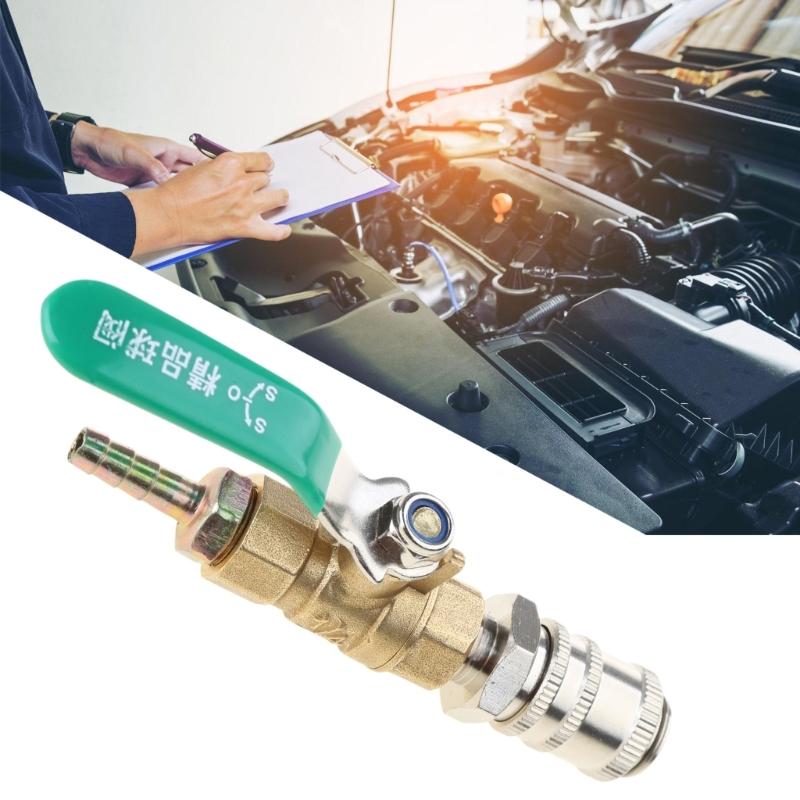 High Performances Transmission Fluid Oil Filling Filler Adapter Metal Distributor with Shut Off Valves Replacement Tool