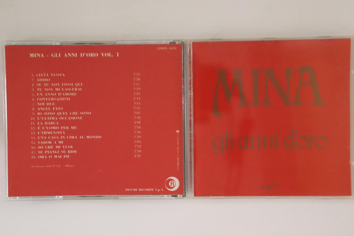 

CD MINA - Gli Anni D oro Vol. 1 CDMRL6339 RICORDI 1985 France Pop Used