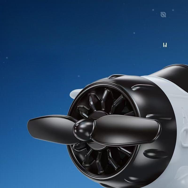 Car Solar Car Ornaments, Rotating Aircraft Creative Car Trinkets, Essential Car Ornaments Ornaments