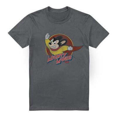 Mighty Mouse Mens Circle T-Shirt