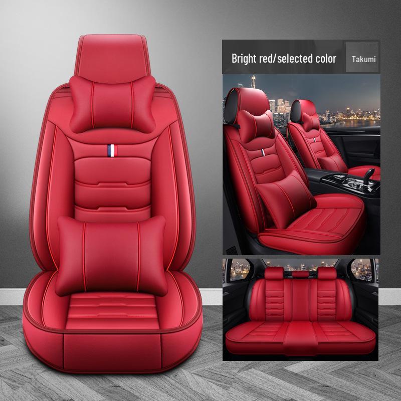 Universal Car Seat Cover for Accord, Civic, and Sagitar—Four Seasons Full Wrap Cushion Cover