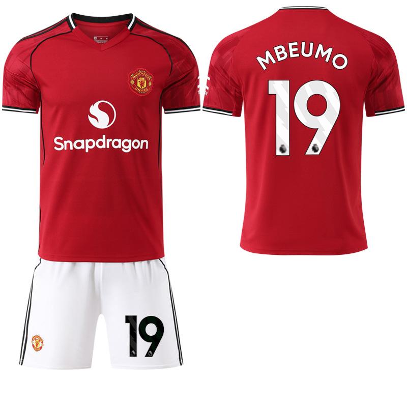 2526 New Man L Red Devils home court No. 17 Ganacho 8B fee football jersey set jersey M United red foreign trade