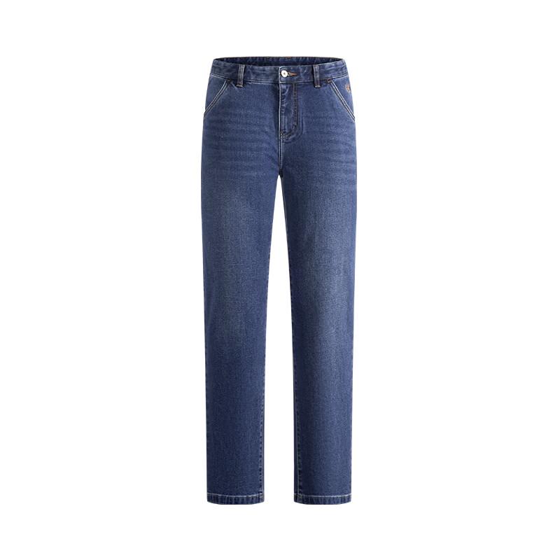Navigare Men's 2026 Fall/Winter High-Elastic Straight Jeans