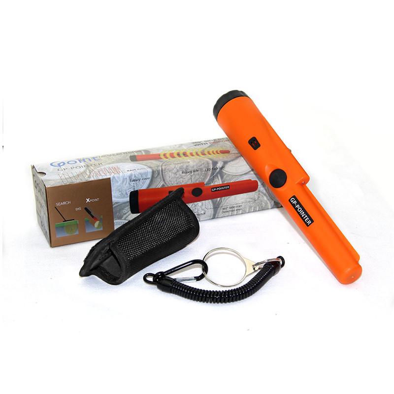 Portable Handheld Metal Detector Professional Underground Gold Detector Assist Tool Partial Waterproof vibration, light alarm оранжевый