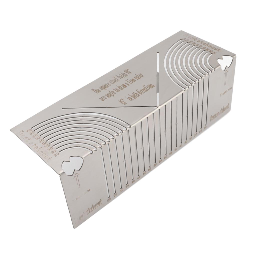 Angle Arc Marking Tool Multi Purpose Linear Arc Scriber Parallel Line Drawing Tool for Woodworking Metalworking Pipes S