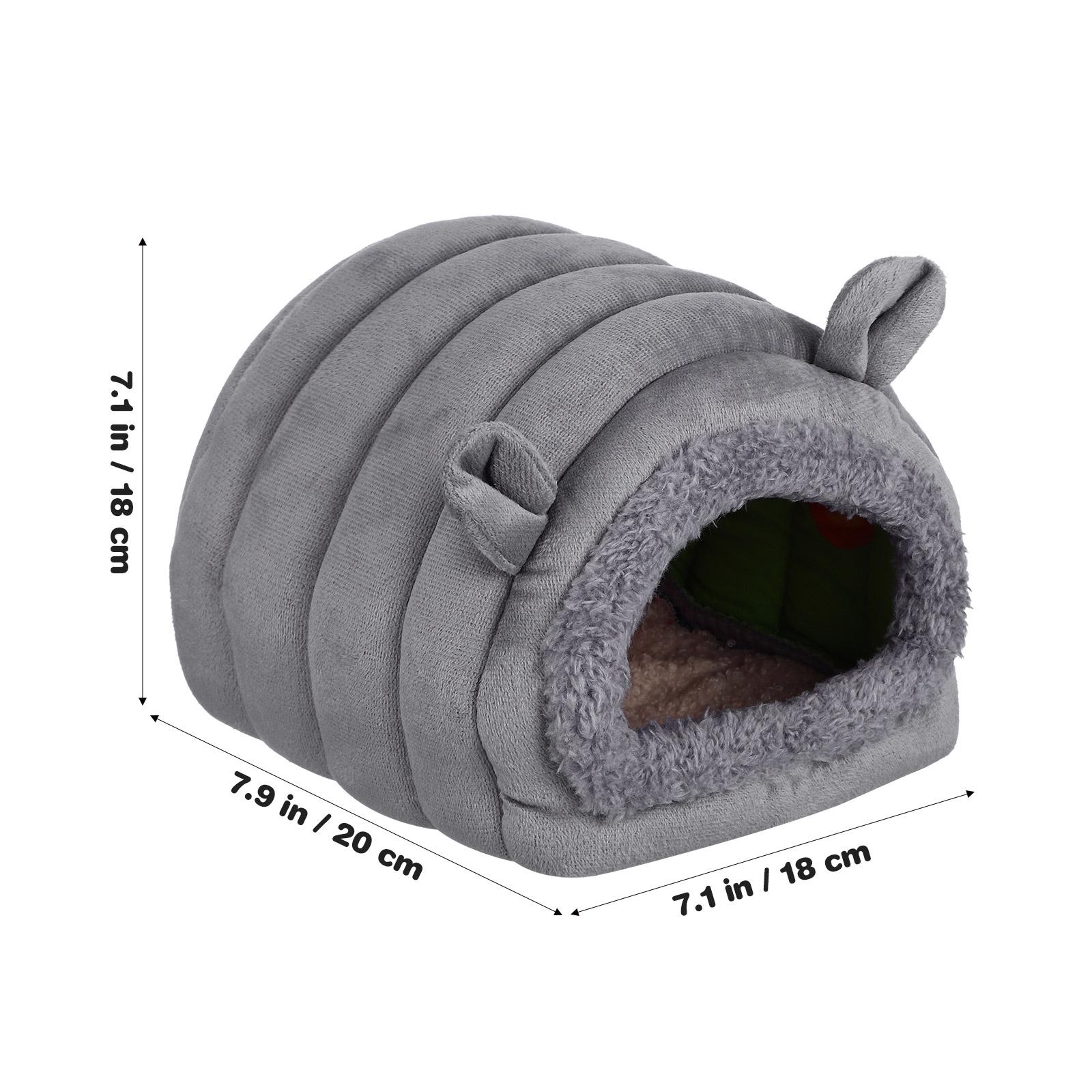 

Hamster Bed Hamster Home Small Pet Hiding Place Hut Guinea Pig Hideout Chinchilla House Warm Hamster House Chinchilla Accessory камуфляжний