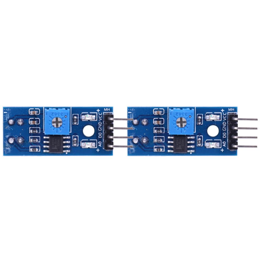 1-8PCS TCRT5000 Infrared Reflective IR Photoelectric Sensor Switch 3.3V-5V Barrier Line Track Sensor Module Diy Kit