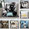 Anime G-Gintama Funny Pillow Case Short Plush Double-sided Print Square Throw Pillow Covers Sofa Home Cushion Decor