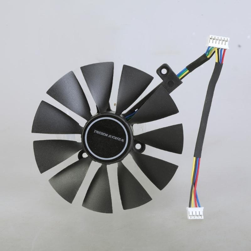 Wentylator chłodzący karty graficznej dla FDC10U12S9-C 2070 Karta graficzna Optymalny efekt chłodzenia 4/6/7-pinowy Cichy wentylator 87mm