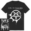 Arch Enemy Čistý F***ing Metal Tričko Tričko Nevcensurované Tričko