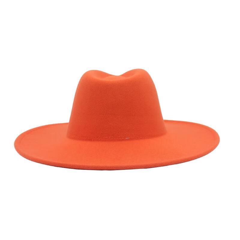 Stylish Cashmere Wide-Brim Felt Fedora Hat