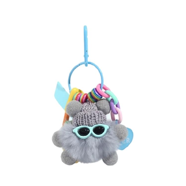 Unique Cartoon Coal Keychains Pendants Delicate Keychains for Girl