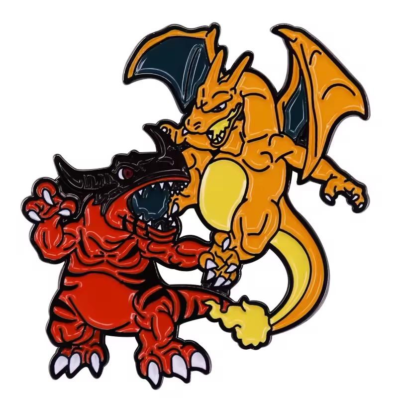 Anime Game Pokemon Soft Enamel Pin Lapel Pins for Backpack Metal Badges Brooch for Clothes Jewelry Accessories