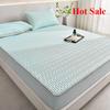 Summer simple latex mat three-piece set household summer thickened mattress ice silk latex mat solid color simple