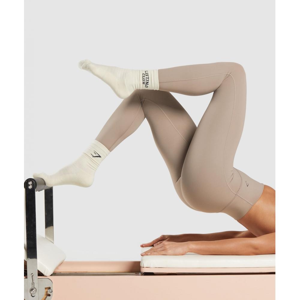 Gymshark Elevate Leggings 2.0 Lifestyle Brown B1c8v Nc0s