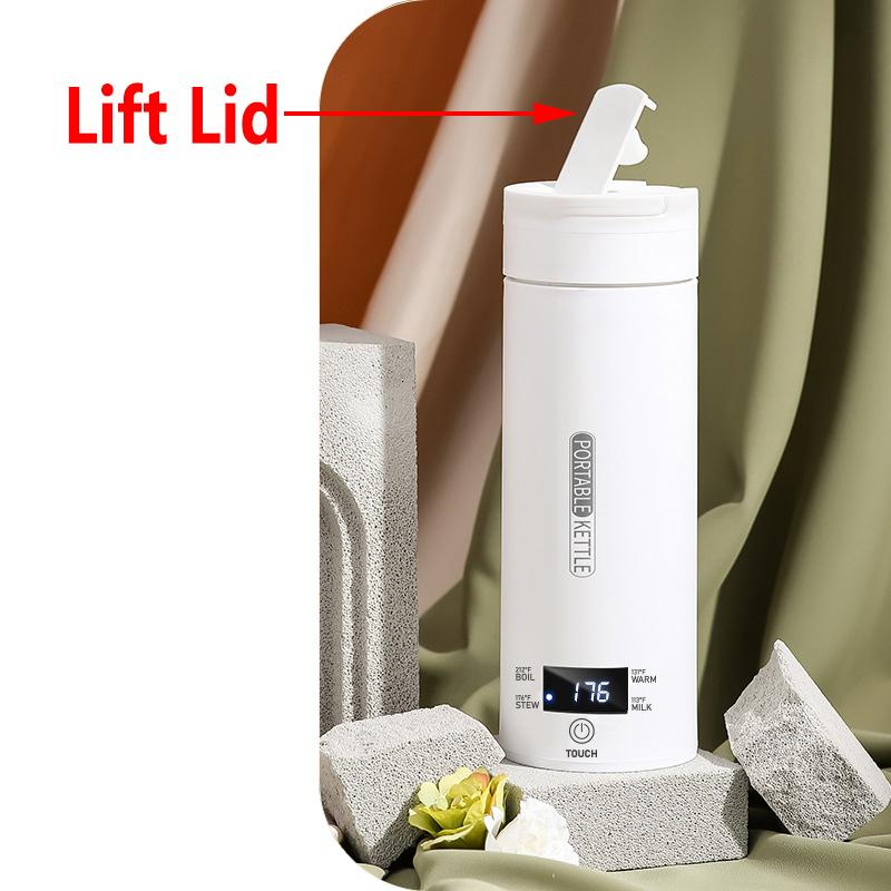 4 Temperature Electric Heating Kettle Leakproof Portable Fast Water Boiling Thermos Bottle Portable 220V 110V Water Cup