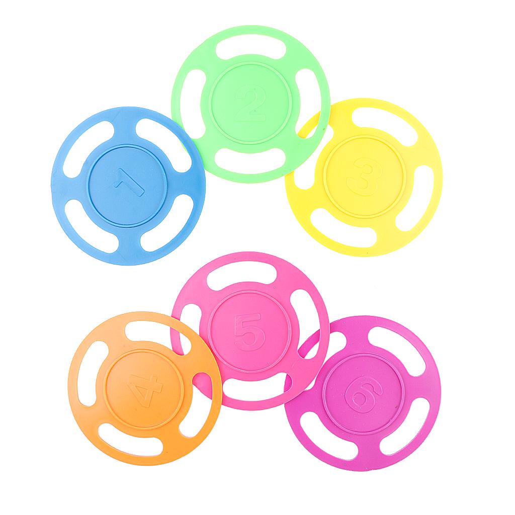Buy 6Pcs Plastic Diving Ring Toys Play Set Skill Learning Toy Kids ...