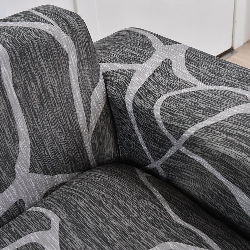 VIP LINK Sofa Cover Elastic Chaise Longue Sofa Cover for Living Room Stretch Covers for Corner Sofa L-shaped Need Buy 2pcs Cover