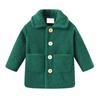 Kids' Lamb Wool Jacket - Pocket Long Sleeve Warm Coat