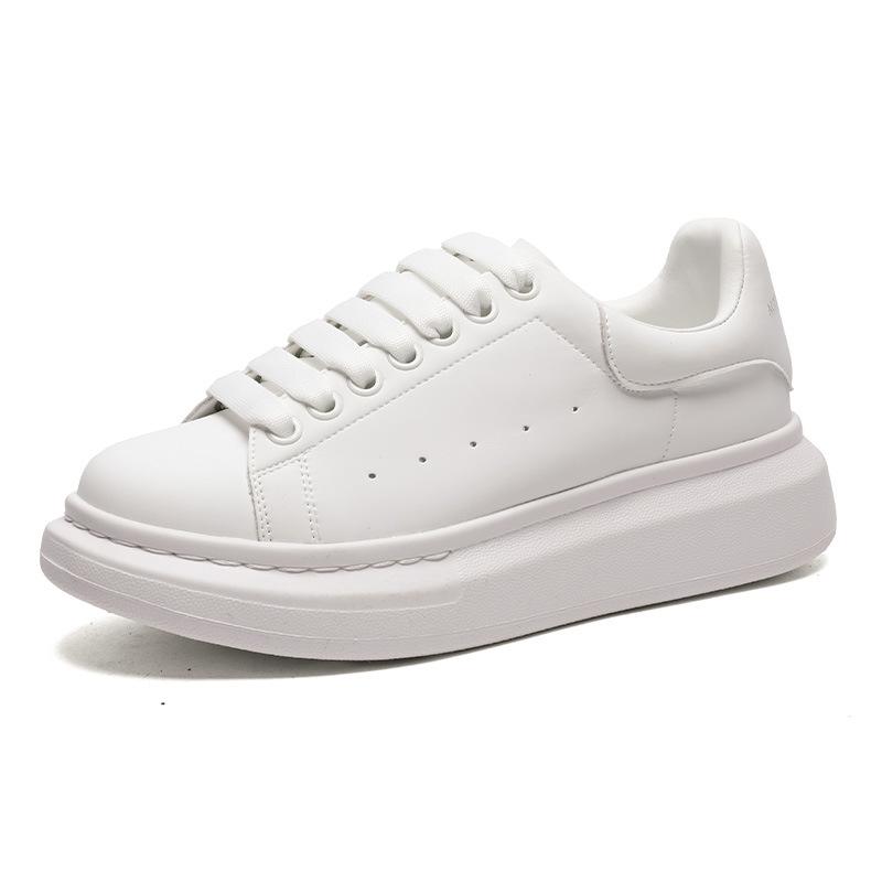 Thick-soled heightening little white shoes women's autumn new leather breathable comfortable versatile classic casual board shoes