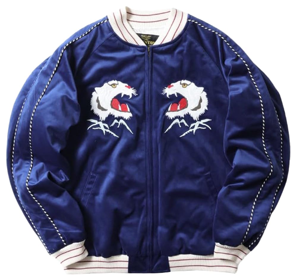 

VELVETTEN SOUVENIR JACKET 51388 NAVY [Houston] (TIGER) тёмно-синий