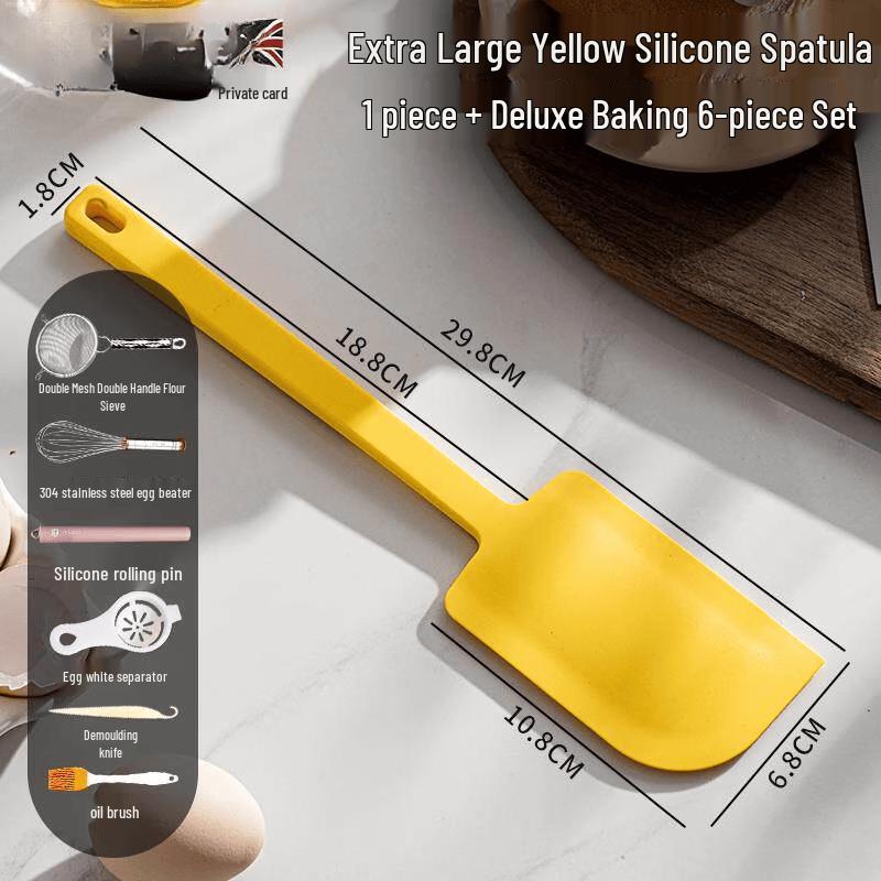 Silicone Spatula and Baking Utensil Set