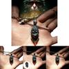 Unique Black Myth Wukong Pendant Necklace Retro Style Hip Hop Jewelry Gift For Men