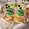 Phone Case: 2D flat design suitable for iPhone 18 17 16 15 14 13 Pro protective case, sunglasses little crocodile, perfect Christmas and Halloween hol
