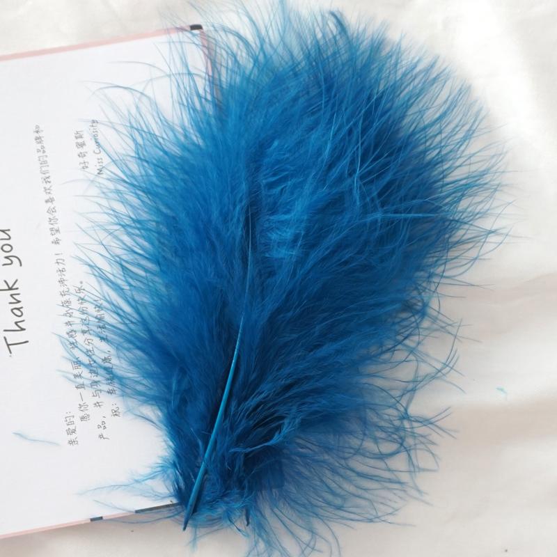 50Pcs Fluffy Turkey Marabou Feather 10-15Cm Turkey Feathers Decoration Accessories For Jewelry Clothes Wedding Plumes DIY Crafts