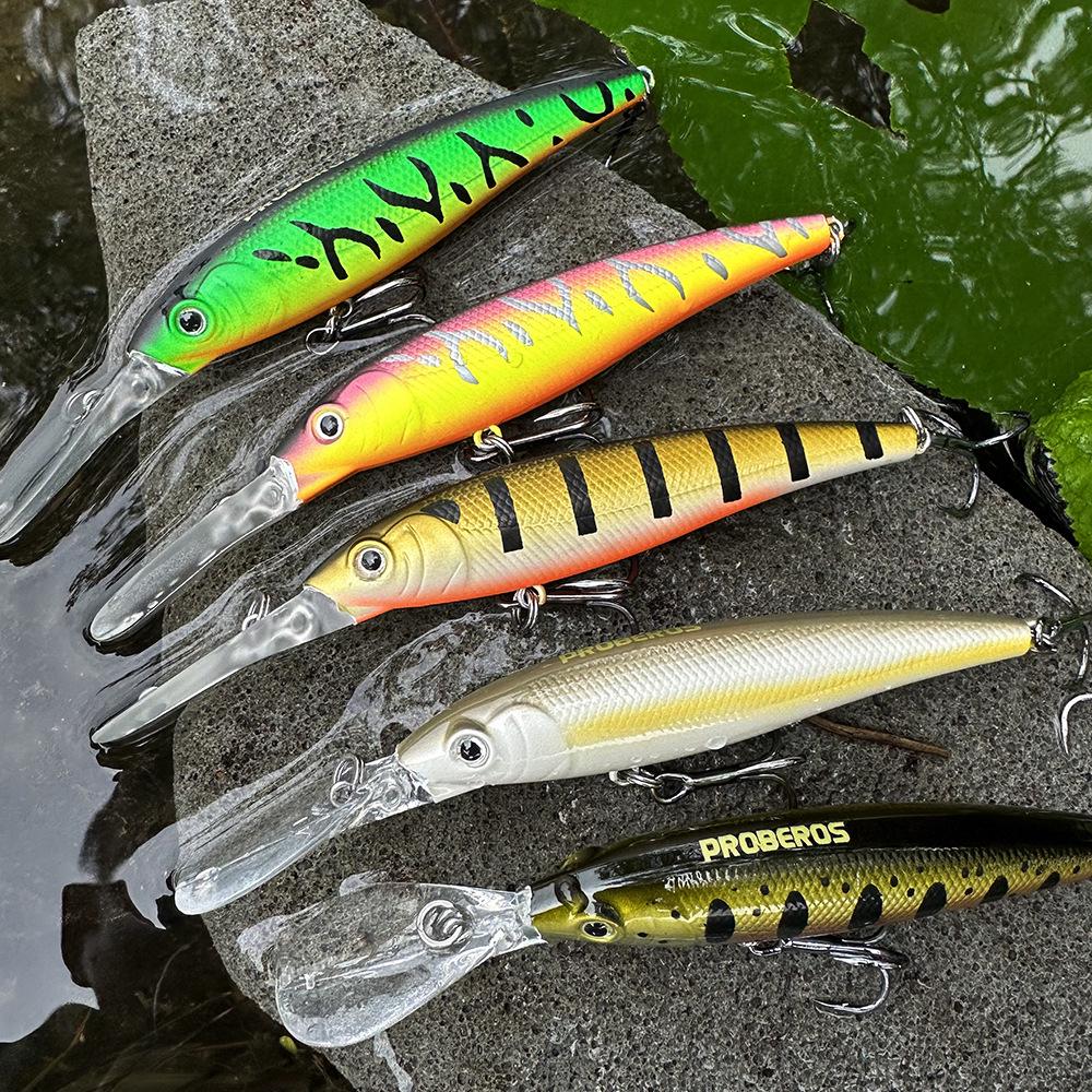 Bionic Floating Minnow Lure, 12.5cm, 13g - Durable Artificial Fishing Bait (DW611)