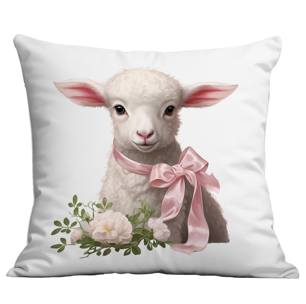 New Easter Pillowcase Country Cartoon Rabbit Easter Egg Pillowcase Sofa Cushion Pillowcase