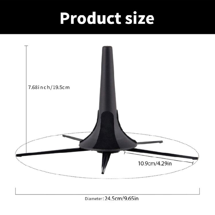 Adjustable Metal Trumpet Rack Foldable Trumpet Holder Stand Detachable 5 Leg Trumpet Holder Insturment Rack Enduring
