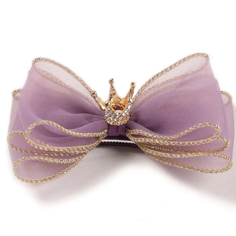 

Аксессуары для домашних животных Трехмерный бант-заколка для волос Корона для всех кошек Бантик-заколка для волос для собак Головной убор Бантики для собак Бантики для волос для собак Головной убор фиолетовый