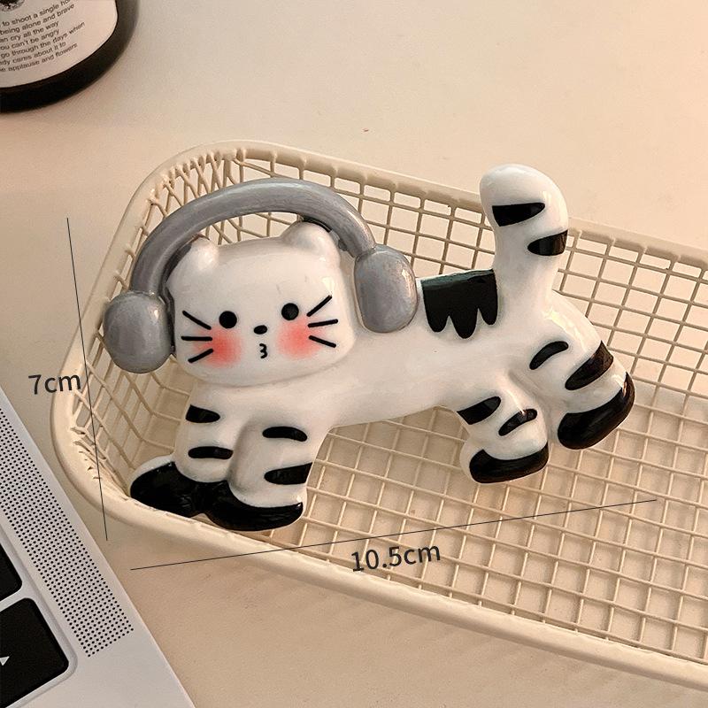 Creative Fridge Sticker Cartoon Resin Cat Refrigerator Magnets Personalized Mini Magnetic Stickers Po Wall
