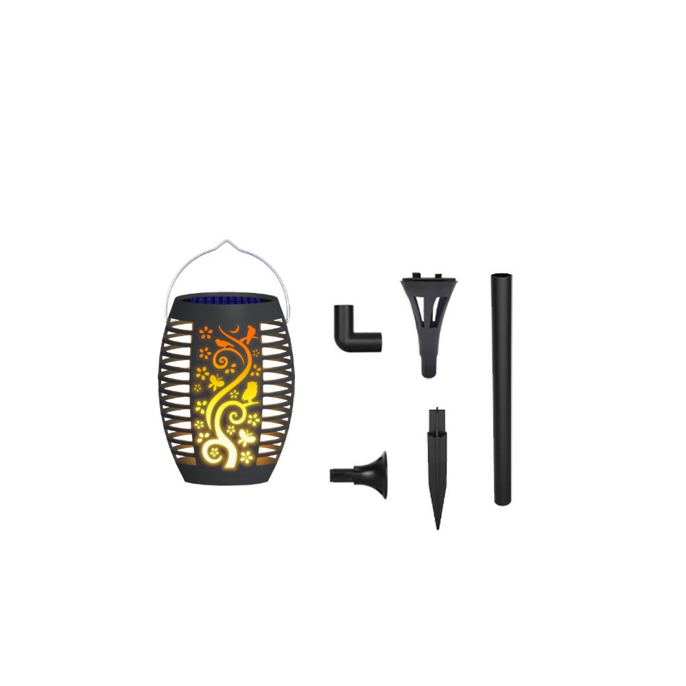 Solar 96LED Outdoor Flame Torch Light for Garden and Lawn
