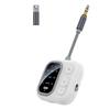 2 in 1 aptX-Adaptive AD/HD/LL AAC Bluetooth Audio Transmitter Receiver 3.5MM AUX HiFi Music Multipoint Airplane Wireless Adapter