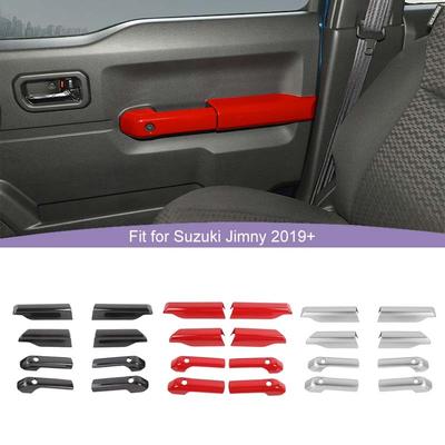 Cubierta Decorativa de Panel de Reposabrazos Interior de Puerta ABS Apto Para Suzuki Jimny 2019 en Adelante Versión 4 Puertas Accesorios Interiores