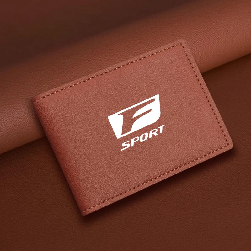 Ultra-Thin Car Driver License Bag ID Card Leather Cover For Lexus F-SPORT ES RX NX LS UX LM LX GX LC RZ IS CT GS RC HS SC TX LBX