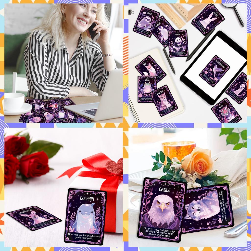 50 Purple Animal Text Cards With Creative And Interesting Answers